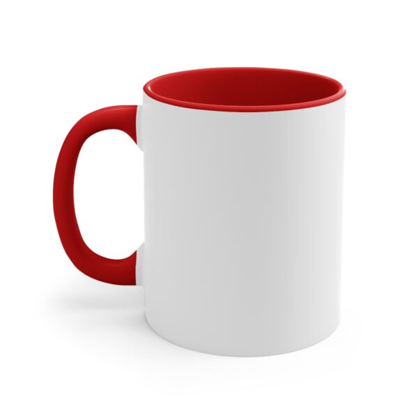Love more, worry less - Accent Coffee Mug, 11oz - Image 10