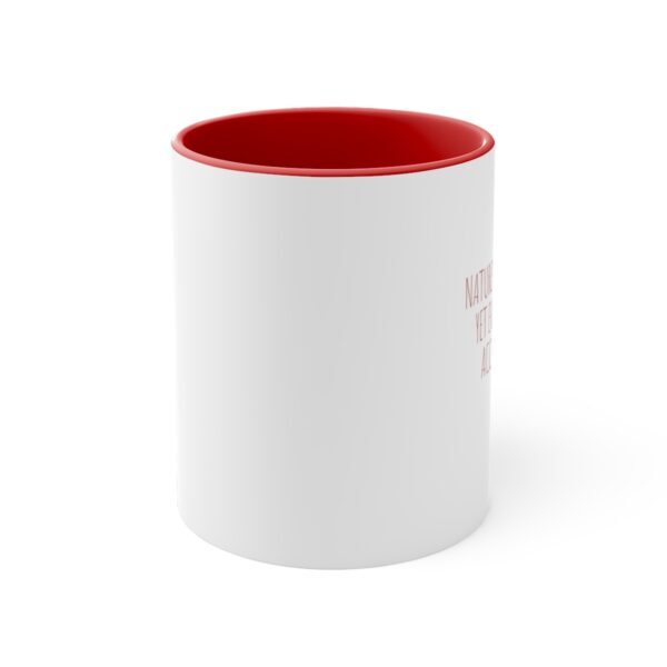 Nature never hurries, yet everything is accomplished - Accent Coffee Mug, 11oz - Image 9
