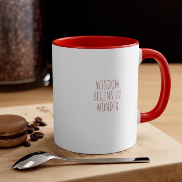 Wisdom Begins in Wonder - Accent Coffee Mug, 11oz - Image 12